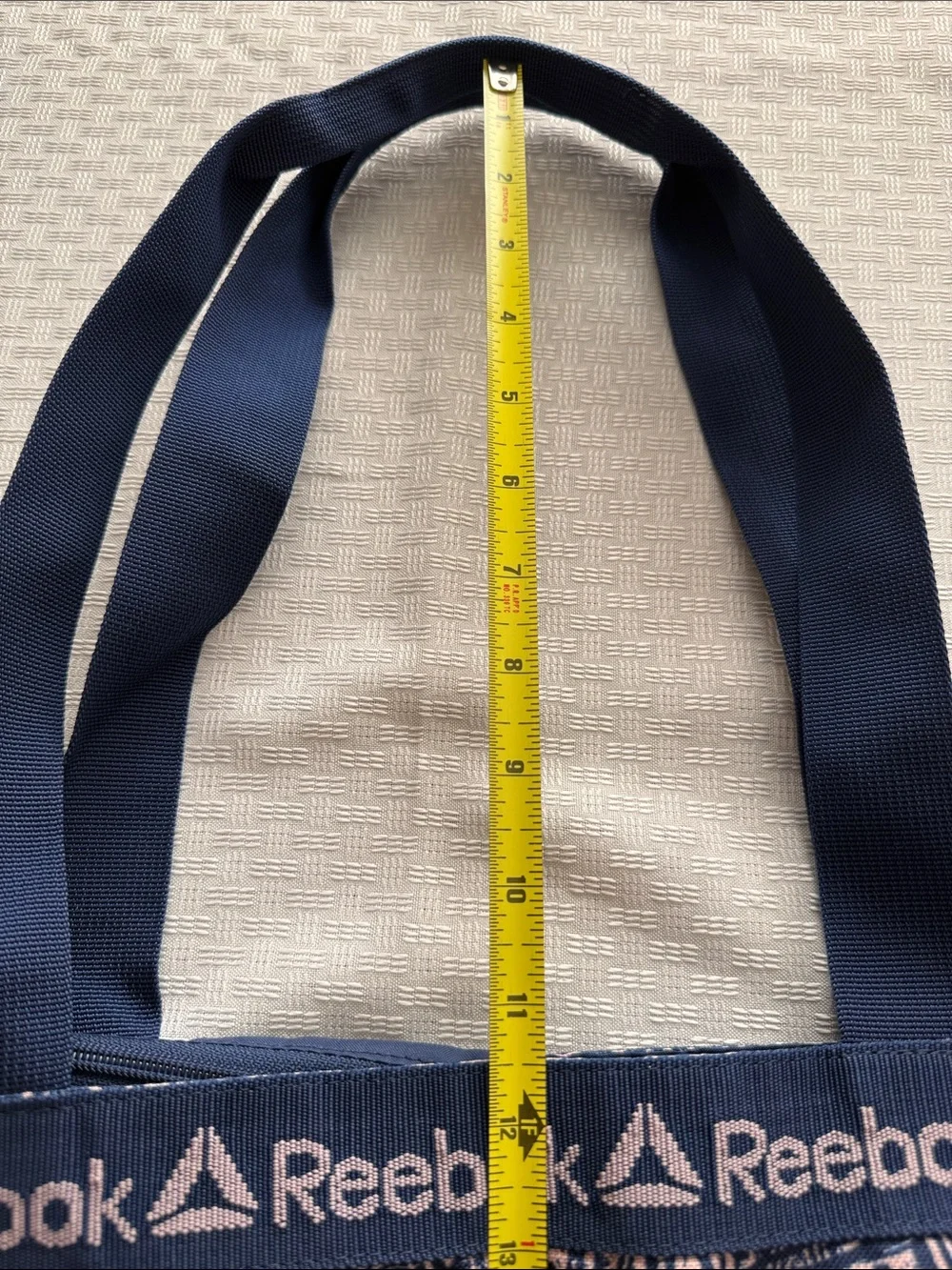 Reebok Navy Patterned Tote
